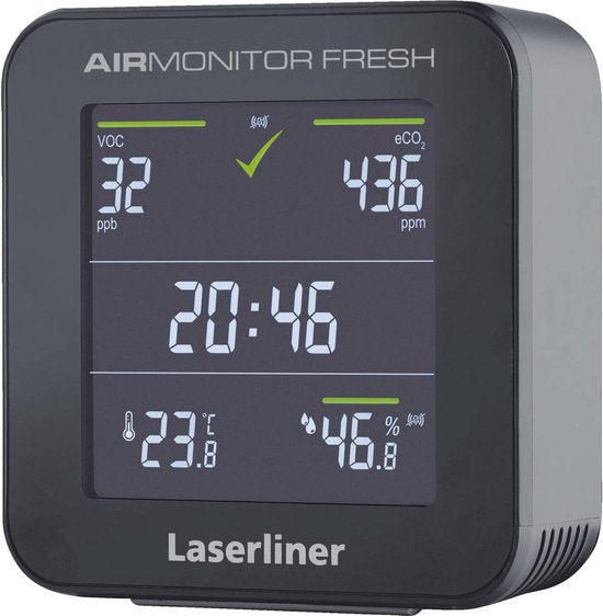 Laserliner - AirMonitor - Luftqualitätsmessgerät - 400 - 9999 ppm