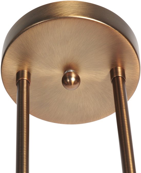 Steinhauer - Hängeleuchte - Anthea - Bronze - Glas Metall - Designleuchte - E27 - 4325BR
