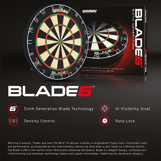 Winmau Blade 6 Dartscheibe