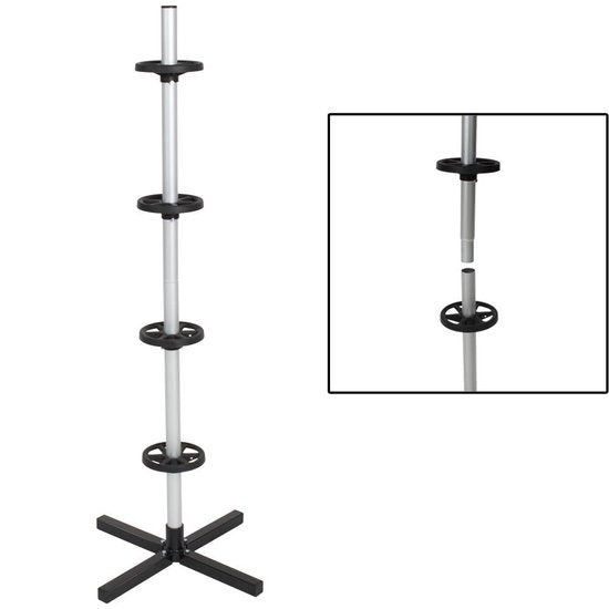 tectake Alu-Felgenbaum für Reifen bis zur Größe 295 - 401036