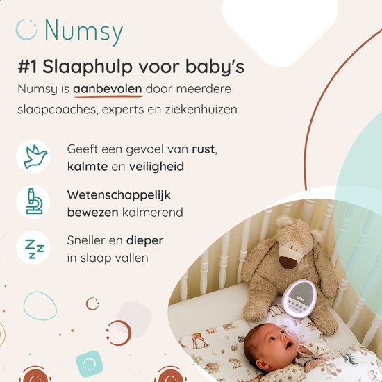 Numsy Calm White Noise Machine Baby - Weißes Rauschen Maschine
