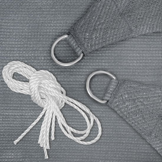 tectake - Driehoekig zonneluifel van polyethyleen, variant 2 500 x 500 x 500 cm SKU: 403886