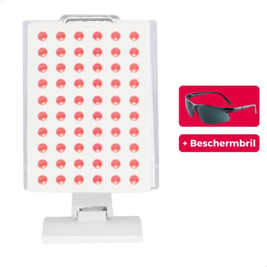 Suprrhealth Rotlichtlampe Mini – Rotlichttherapie – Timer – LED-Infrarotlampe – Hautpflege durch Infrarottherapie – Kollagenlampe – Fibromyalgie – Lichttherapie
