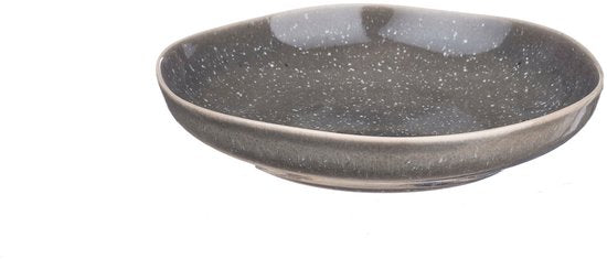 Tiefer Teller STELLAR Ø22.5cm - 6 Stück - Betongrau