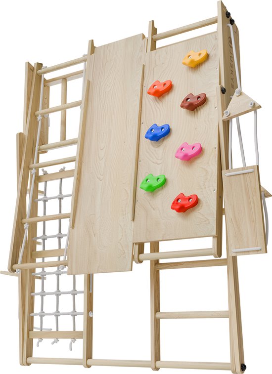 Maxi-Kinderspielplatz - Mit Rutsche - Natürliche Spielgeräte