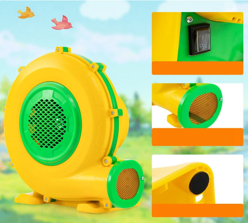 Coast Electric Air Blower 950W - Gelb - 42 x 24 x 40 cm - Ideal für Hüpfburgen und aufblasbare Rutschen