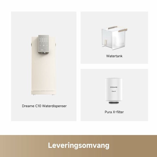 Dreame Wasseraufbereitungsspender C10 - Kunststoff - Creme