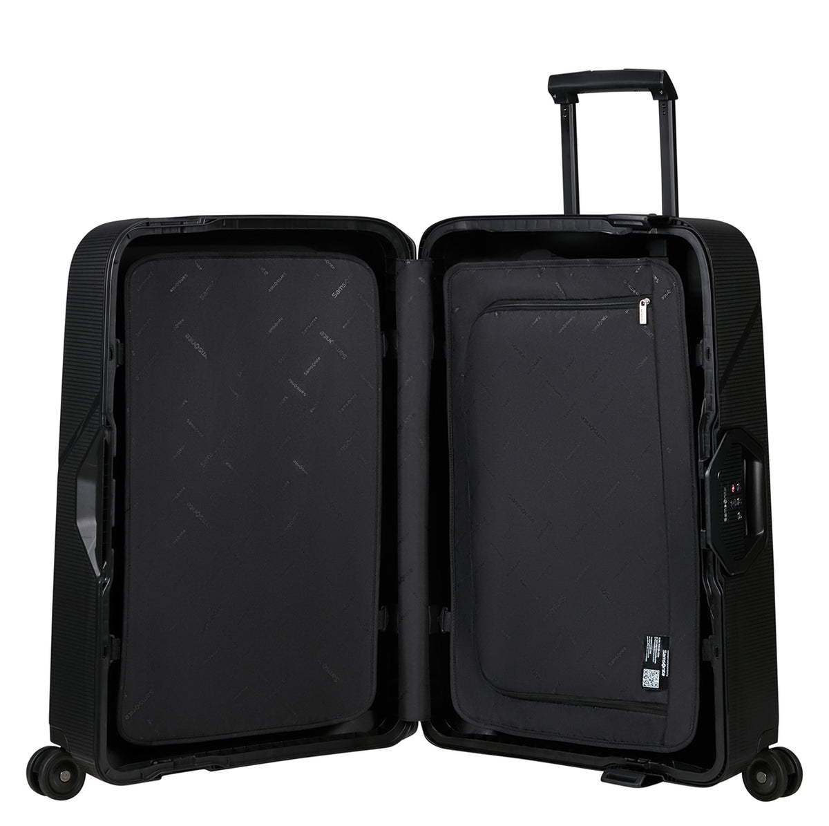 Samsonite Magnum Eco Spinner 69 – 82 l – TSA-Schloss – Graphite
