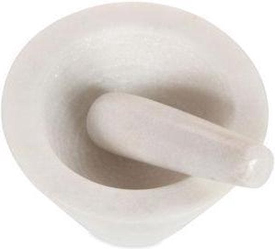Boska Mörser Spicy - für Gewürze - Marmor - Weiß - ⌀ 10 cm