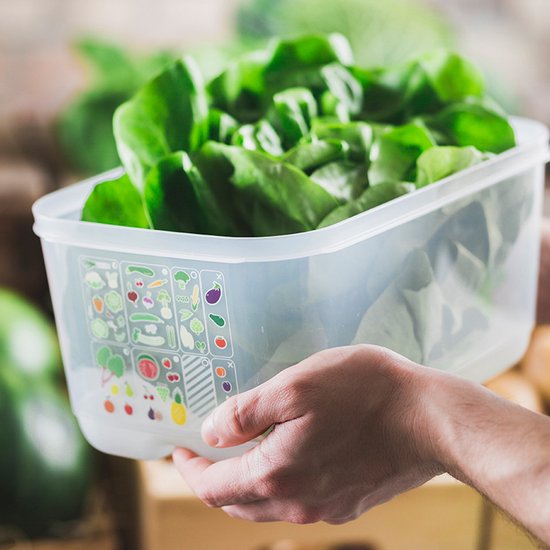 Tupperware Fridge Smart 4,4 l – Frischhaltebehälter – BPA-frei – Vorratsbehälter – Lunchbox – Kunststoffbehälter – Lebensmittelbehälter – Lebensmittel bleiben doppelt so lange frisch