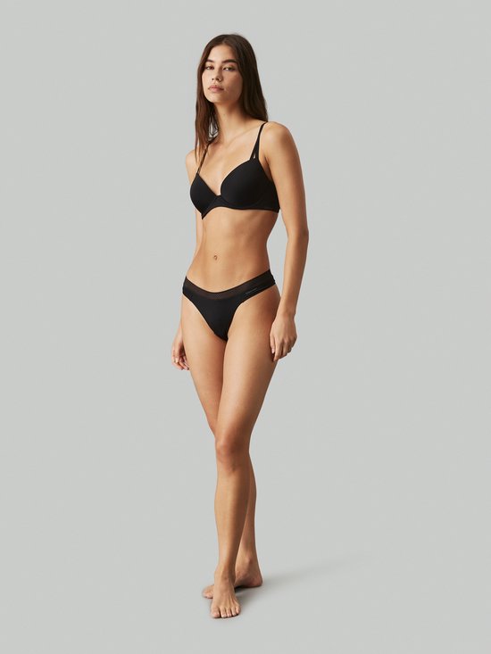 Calvin Klein Damen Seductive Comfort Push-up-T-Shirt-BH – T-Shirt-BH – schwarz