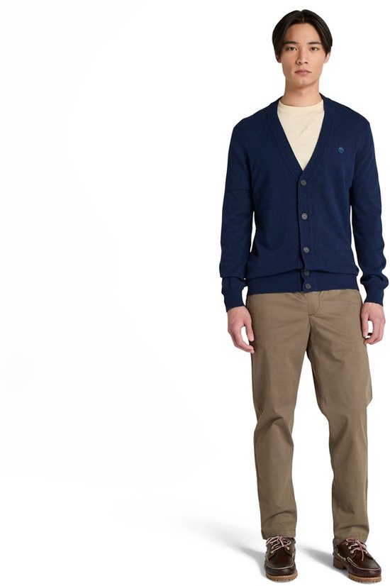 Timberland - Jaff Wool Blended Cardigan - Warm & Langlebig - Dark Sapphire - Größe XXL