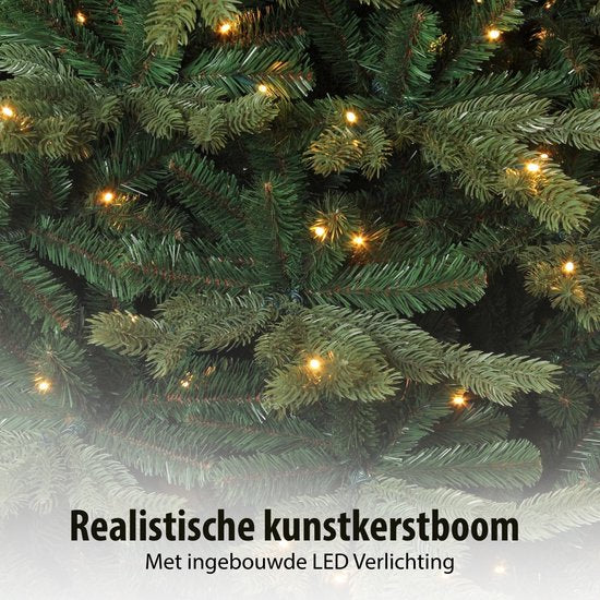 Triumph Tree Sherwood Deluxe Kunstweihnachtsbaum mit LED-Beleuchtung – Kunstweihnachtsbaum H 185 x Ø 127 cm – Grün