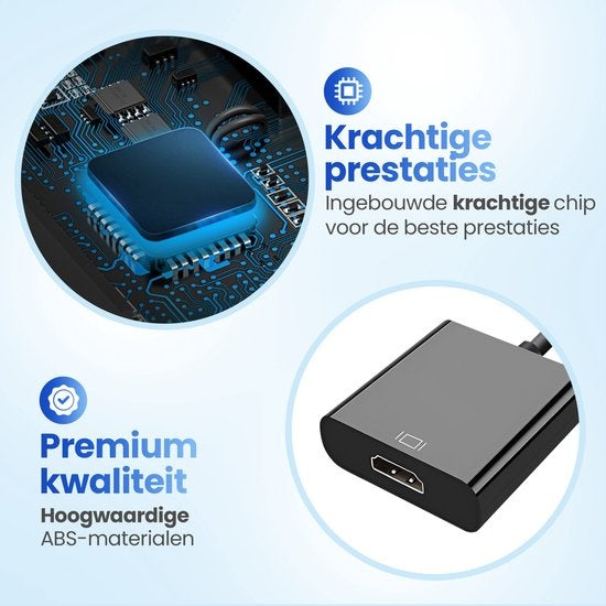 GarpexÂ® DisplayPort zu HDMI Adapter - DP zu HDMI - Full HD 1080p Konverter