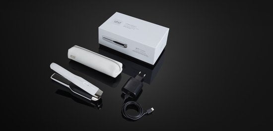 ghd – Unplugged Cordless Styler Glätteisen – Weiß