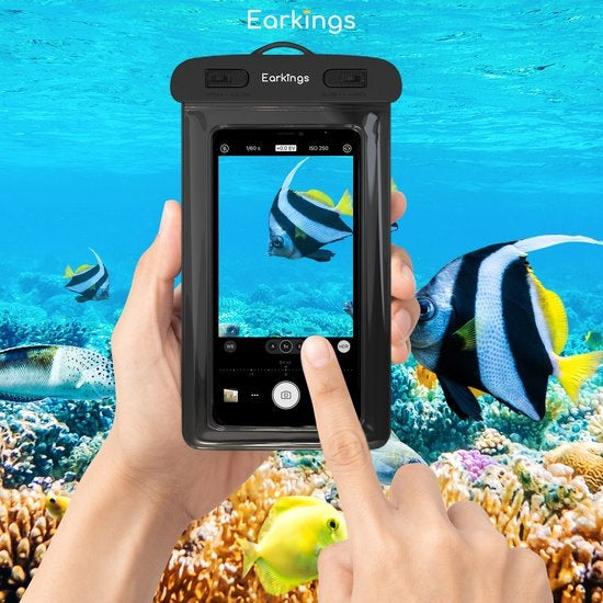 Wasserdichte Handytaschen - Drybag 2er Set - Unterwasser Handytasche für alle Handys - Wasserdichte Handytasche Earkings