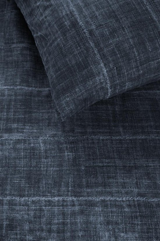 Vtwonen Vintage Indigo Bettbezug - Lits-Jumeaux - 240x200/220 - Dunkelblau
