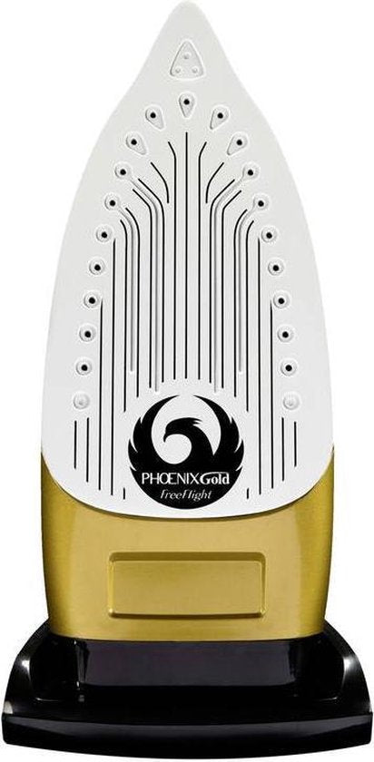 MediaShop Phoenix Gold® Free Flight Dampfbügeleisen Gold, Schwarz 2400 W