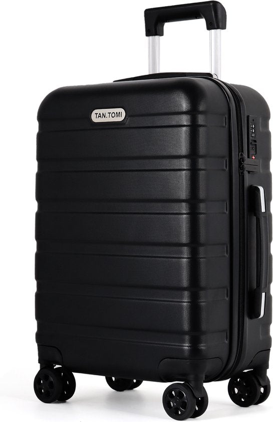 TAN.TOMI Handgepäckkoffer 41 l – Hartschale aus ABS – 4 Rollen – Zahlenschloss