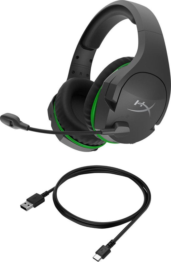 HyperX Cloud Stinger Core Wireless Gaming Headset - Schwarz Grün - Xbox Serie X|S/Xbox One