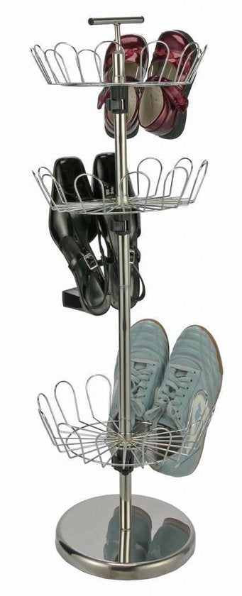 Drehbares Schuhregal (18 Paar)