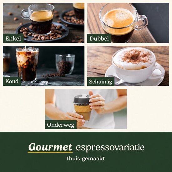 Cuisinart Slim Espresso-Kolbenmaschine für Espresso Americano und Cold Brew mit integriertem Milchaufschäumer für Latte und Cappuccino, 15 bar Druck, Portafilter ohne Boden, kompaktes Design, geeignet für Reisebecher, 1,5 l Wassertank