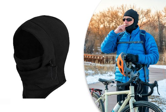 Balaclava- Sturmhaube - Ski-/Snowboard Gesichtsmaske - Halswärmer unisex schwarz