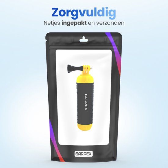 GarpexÂ® Floating Handgrip - Schwimmendes Stativ - Universal - Geeignet für alle Action-Kameras - Selfie Stick - Inklusive verstellbarer Handschlaufe und Daumenschraube