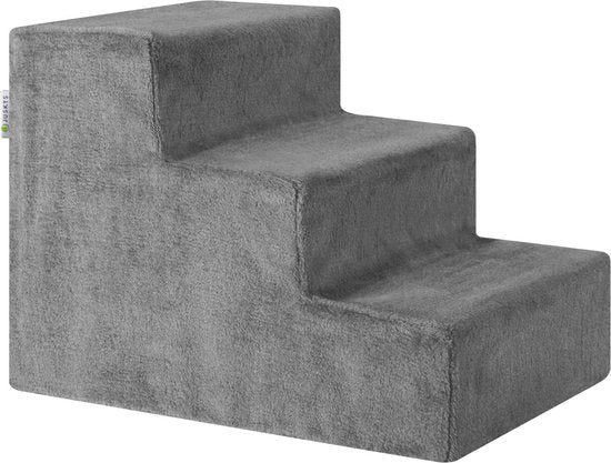 Holztreppe für Haustiere Timmy - Grau - 46 x 36 x 34 cm