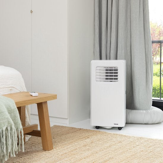 Tristar AC-5477 Mobile Klimaanlage 7000 BTU – 3-in-1-Gerät: Klimaanlage, Ventilator und Luftentfeuchter – Für Räume bis zu 25 m² – Timer – Weiß