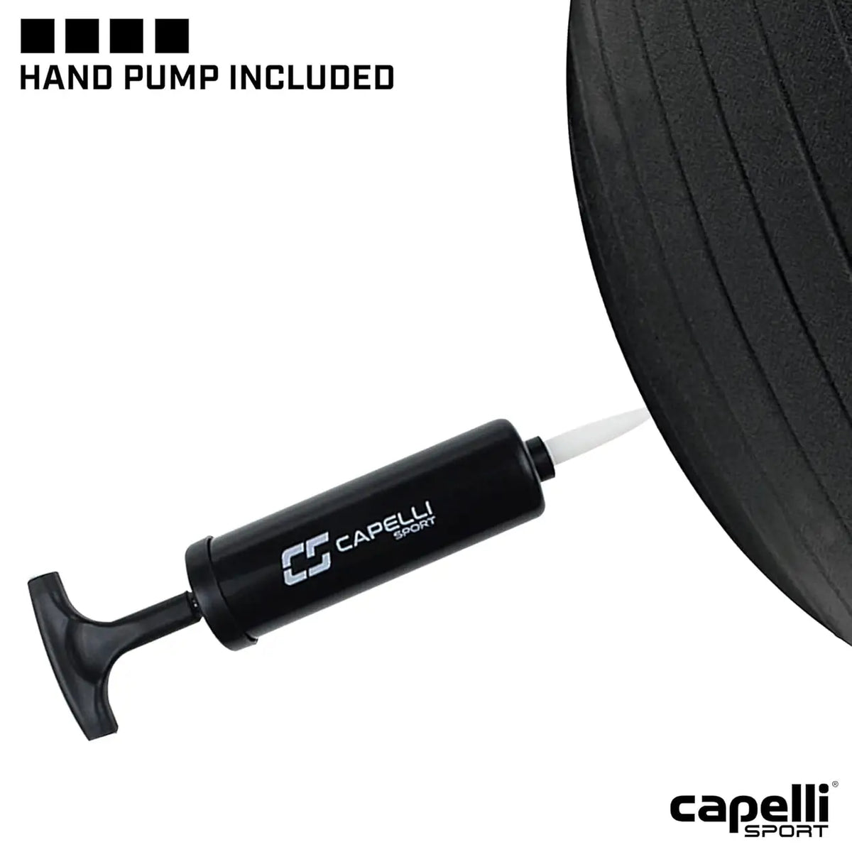 Capelli Sport Fitnessball 75 cm – Pannensicher & rutschfest – Bis zu 150 kg – Für Yoga & Core-Training