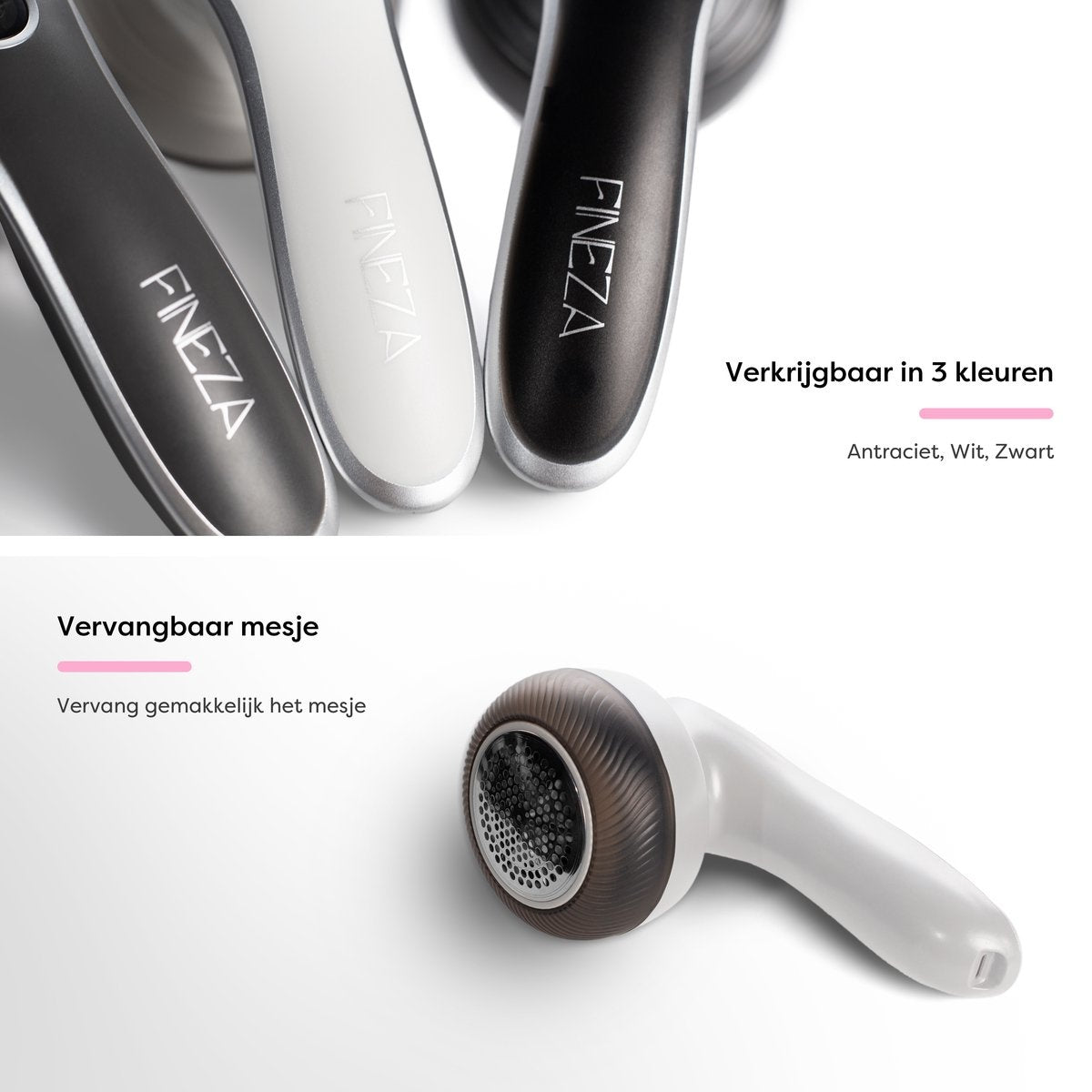 Fineza - Fusselentferner - Elektrisch - Entlaubungsgerät - Weiß