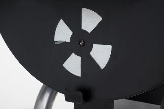 Landmann Black Taurus 440 Holzkohlegrill – Robustes Design – Große Grillfläche