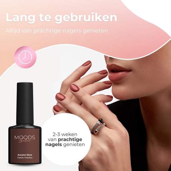 Moods Gellac 6-teiliges Set - Gel-Nagellack Starter Pack - Gel-Nagellack - 8ML - Autumn Glow - Gellac - Nägel - Chic Colours