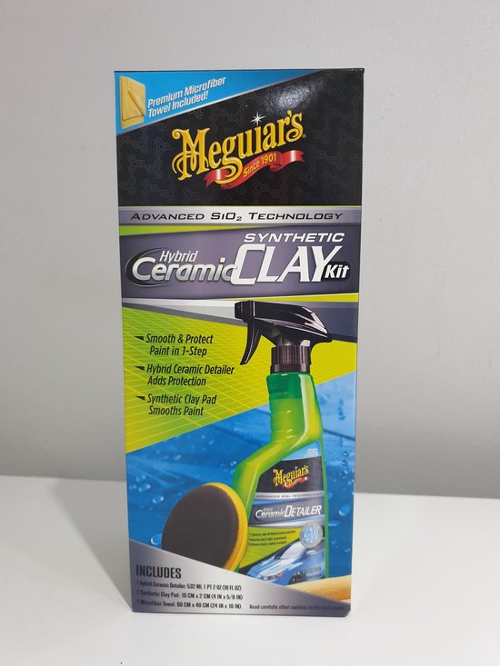 Meguiar's Hybrid Ceramic Synthetic Clay Kit - Keramische Synthetik Clay Kit
