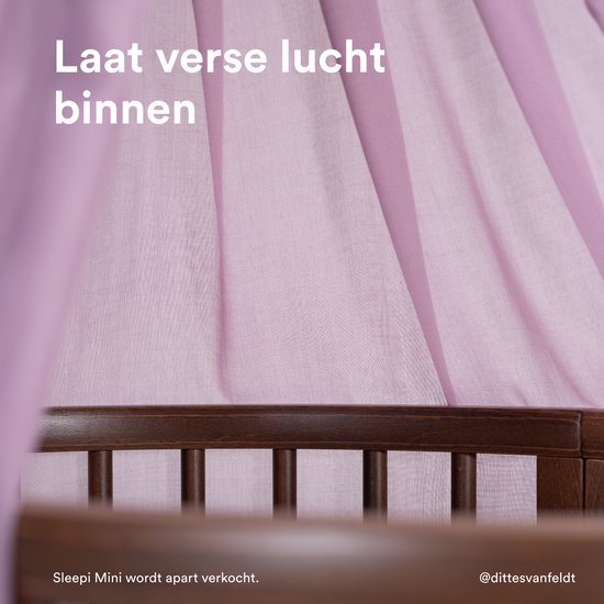 Stokke Sleepi Canopy V3, Lavender – Schaffen Sie eine gemütliche, ruhige Umgebung für Ihr Baby – Einfach zu montieren – Leichter Stoff – Kompatibel mit Sleepi Mini & Bed