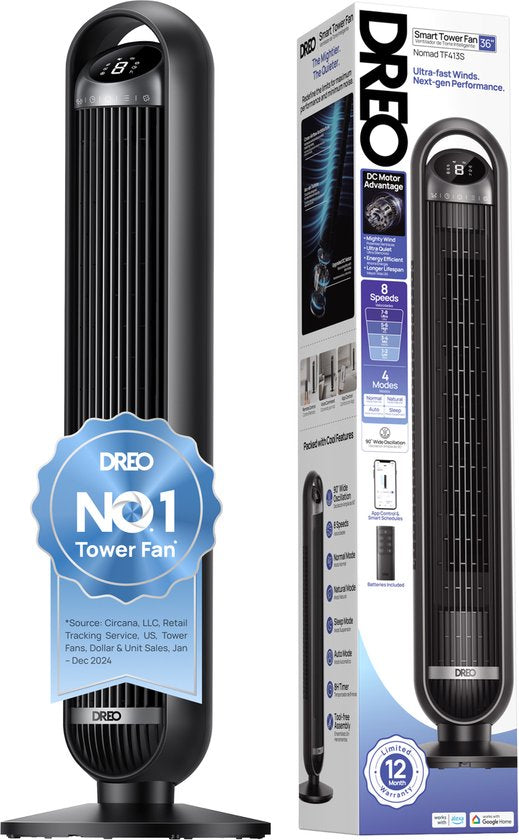 Dreo DR-HTF013S Ventilator Schwarz