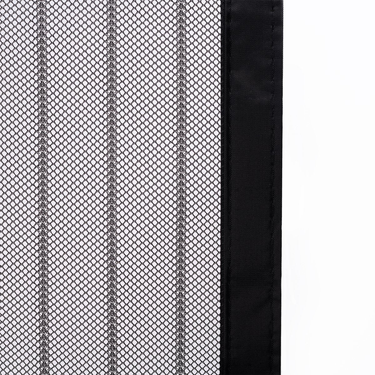 O'DADDYÂ¬Ã† Türvorhang - Fliegenvorhang - Magnetisch - Türgitter Deluxe 184 x 230 cm - Doppeltür - Schwarz Hor - Türvorhänge