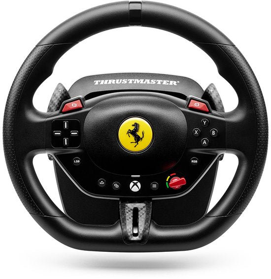 Thrustmaster T98 Ferrari 296 GTS – Rennlenkrad mit Pedalen für Xbox Series und PC – kompatibel mit Forza Horizon 6