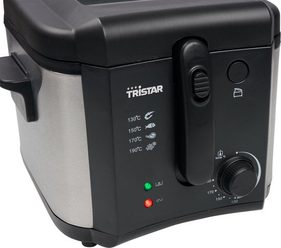 Tristar Fritteuse 2,5 Liter – FR-6878 – Fritteuse 1600 W – Klappbarer Griff – Schwarz