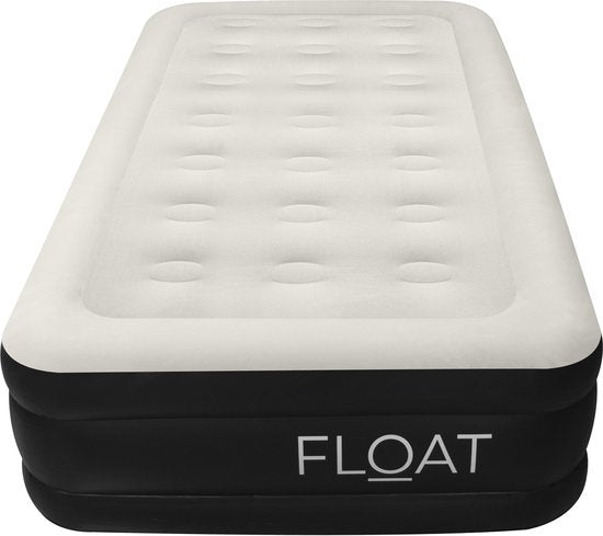 FLOAT – Einzel-Luftmatratze mit integrierter elektrischer Pumpe – 191 x 99 x 38 cm – Selbstaufblasende Einzel-Luftmatratze – Gästebett Twin – NimbusRest