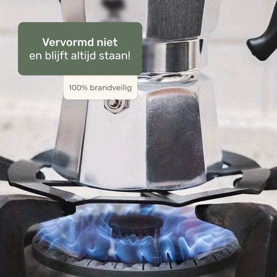 Luft Gasbrenner-Reduzierer - 2er Pack - 13CM - Flammenverteiler - Herd - Perfekt für Perkolator