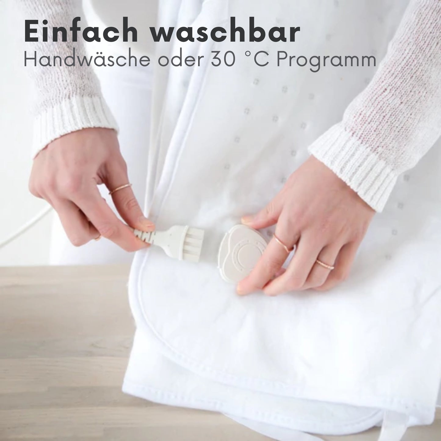 Auronic Elektrische Heizdecke - 1 Person - 150x80cm - Weiß
