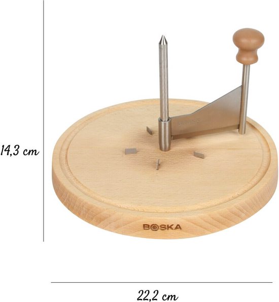 Boska Käseschleuder Amigo - Tete de Moine - Küchenzubehör - Käsebesteck - 22 cm