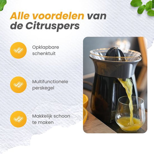 GoodForce Zitruspresse - Elektrische Orangenpresse - Obstpresse - Zitronenpresse