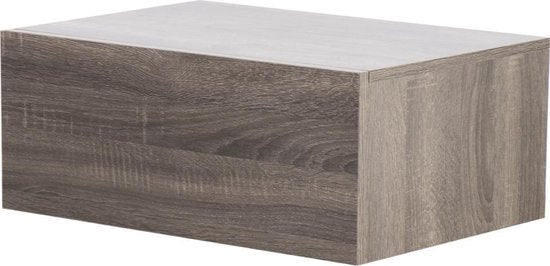 Hängender Nachttisch - Hänge-Dielenschrank - mit Schublade - 50 cm breit