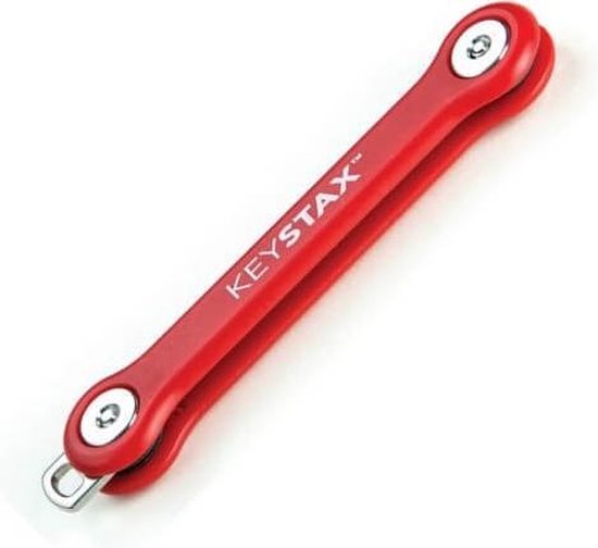 Keystax Compact Schlüsselanhänger 2-8 Schlüssel - rot