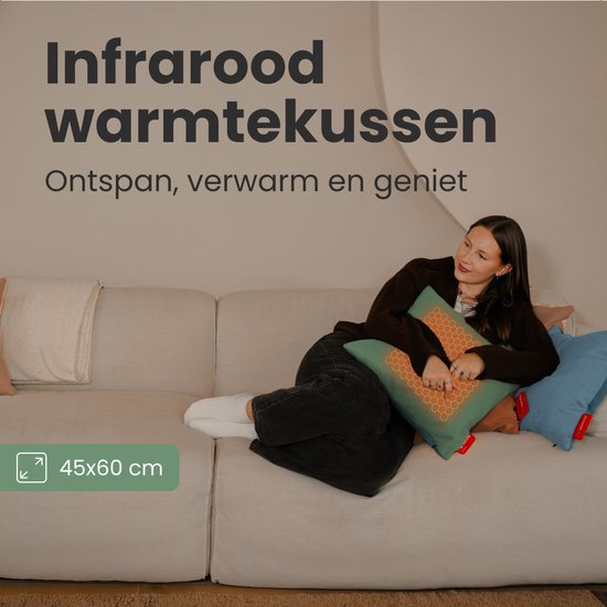 Auronic Wärmekissen Classic – Pastellgrün – 45 x 60 cm