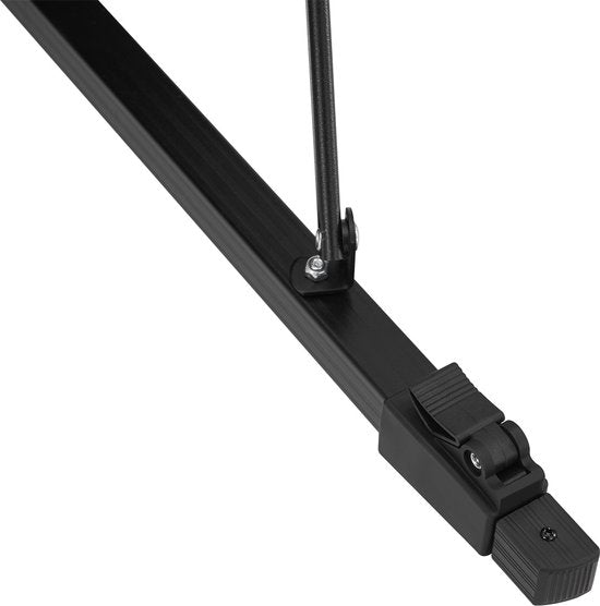 Juskys Faltbarer Campingtisch Picco - Schwarz - 90 x 52 x 68 cm - inkl. Aufbewahrungstasche