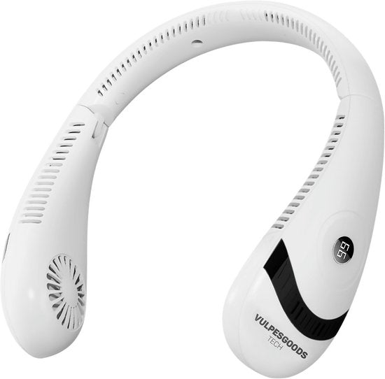Vulpes Goods Neck Fan PRO Tragbarer Nackenventilator – 5000mAh Akku – 3 Geschwindigkeiten – USB wiederaufladbar – 360° Kühlung